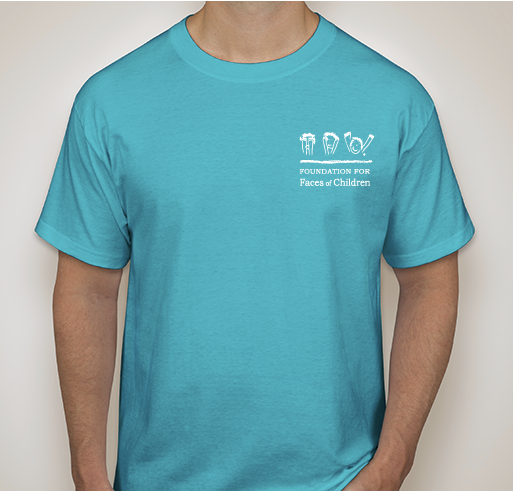 Paces for Faces Walk Along 2020 Fundraiser - unisex shirt design - front