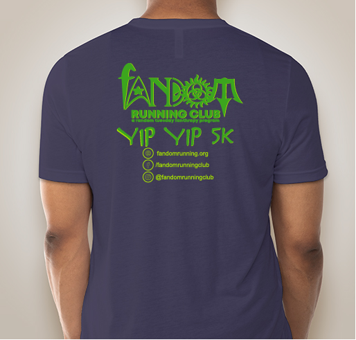 FRC Yip Yip 5k Fundraiser - unisex shirt design - back