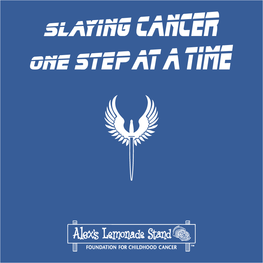Nathan's Cancer Slayers for Alex's Lemonade Stand Foundation shirt design - zoomed