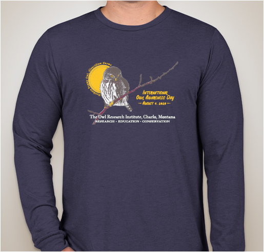International Owl Awareness Day 2020 Fundraiser - unisex shirt design - front
