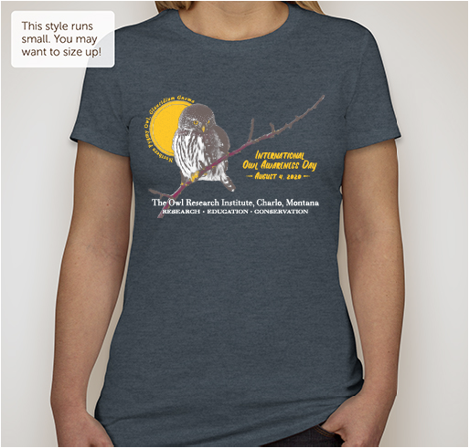 International Owl Awareness Day 2020 Fundraiser - unisex shirt design - front