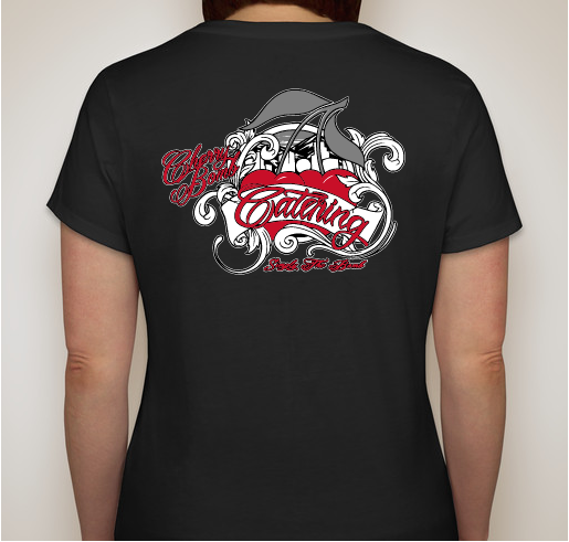 Cherry Bomb Catering Fundraiser - unisex shirt design - front