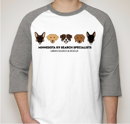 Support Minnesota K9 Search Specialists! Fundraiser - unisex shirt design - front