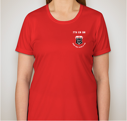 7TH EN RED Shirt Fundraiser Fundraiser - unisex shirt design - front