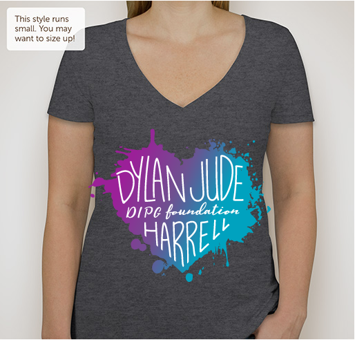 Dylan Jude Harrell DIPG Foundation Fundraiser - unisex shirt design - front