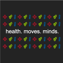 health. moves. minds. mindful masks shirt design - zoomed