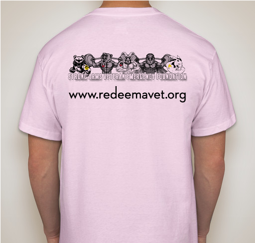 Giving A Veteran A Hand. Fundraiser - unisex shirt design - back