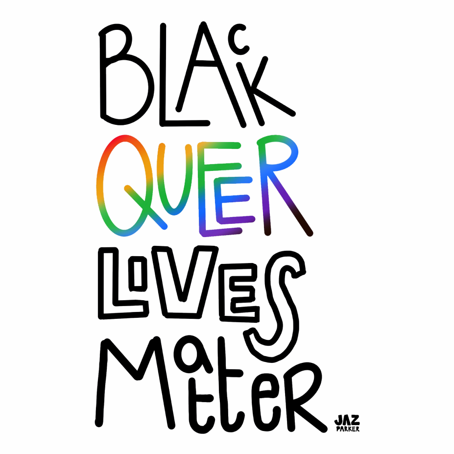 Black Queer Lives Matter T-Shirt (Limited Edition) shirt design - zoomed