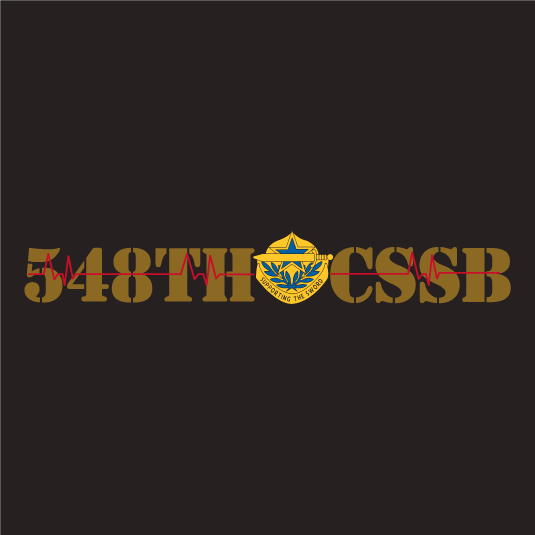 548th Combat Sustainment Support Battalion shirt design - zoomed