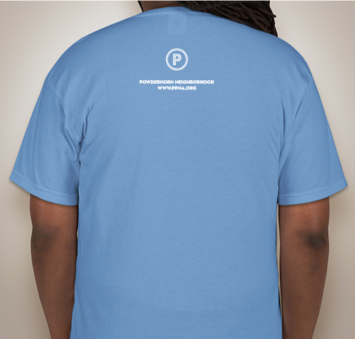 Powderhorn Art Fair Fundraiser - unisex shirt design - back