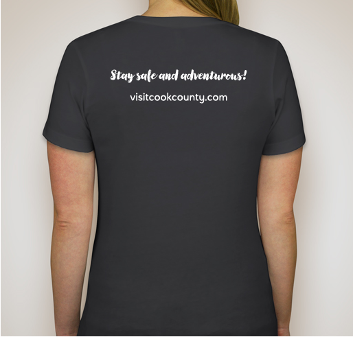 One Moose Apart - Raise money for Cook County Coronavirus Relief Fund Fundraiser - unisex shirt design - back