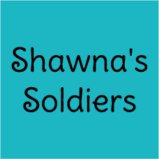 Soldiers for Shawna shirt design - zoomed