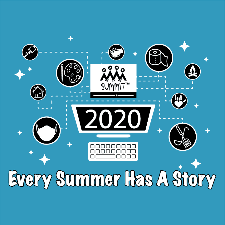 Camp Summit Summer 2020 Apparel shirt design - zoomed
