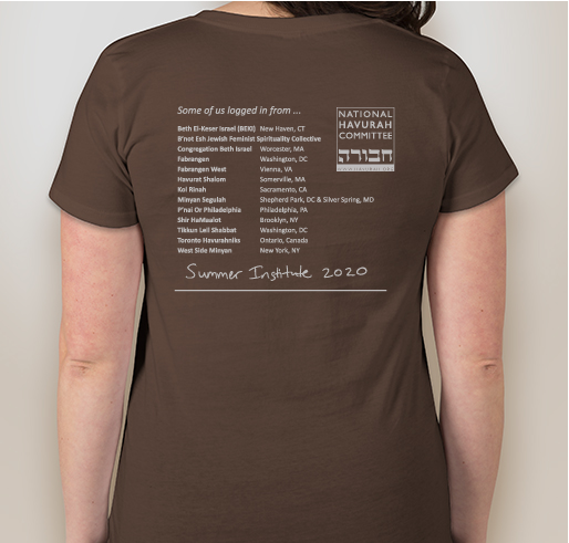 NHC Summer Institute 2020 T-shirt Fundraiser - unisex shirt design - back