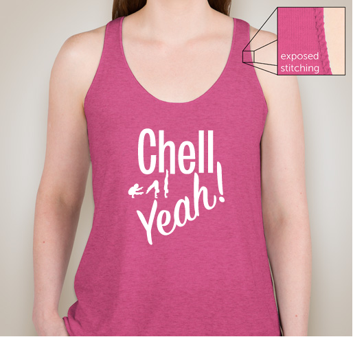 Chell Yeah Tanks! Fundraiser - unisex shirt design - front