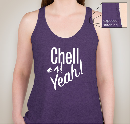 Chell Yeah Tanks! Fundraiser - unisex shirt design - front
