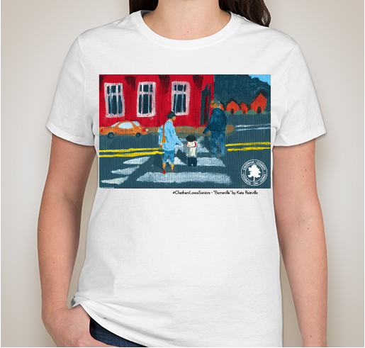 #ChathamLovesSeniors ~ Exclusive "Burnsville" Tee by Katherine Rainville Fundraiser - unisex shirt design - front