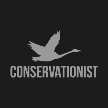 Swan Conservationist Masks shirt design - zoomed