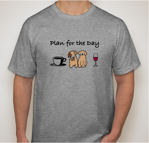 2 Traveling Dogs Fundraiser - unisex shirt design - front