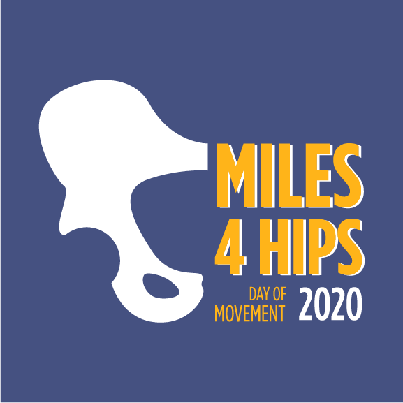 Miles4Hips 2020 Day of Movement Big Kids and Adults shirt design - zoomed