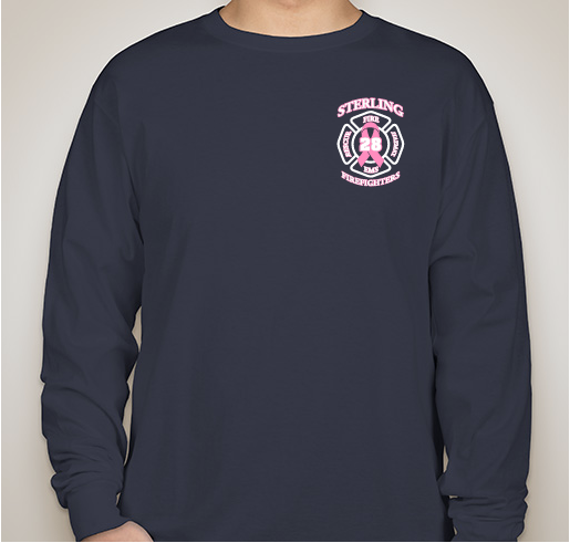 Sterling Firefighters - Breast Cancer Awareness T-Shirt Fundraiser Fundraiser - unisex shirt design - front