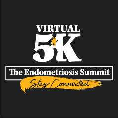 The Endometriosis Summit Virtual 5K shirt design - zoomed