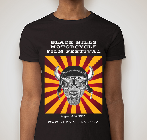 Rev Sisters Present Black Hills Moto Film Festival Fundraiser - unisex shirt design - front