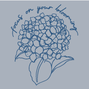 FOCUS ON YOUR BLOOMING! shirt design - zoomed
