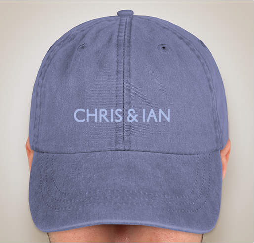 CHRIS & IAN DAD HATS! Fundraiser - unisex shirt design - front