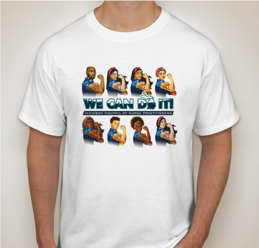 Michigan Council of Nurse Practitioners Fundraiser - unisex shirt design - front