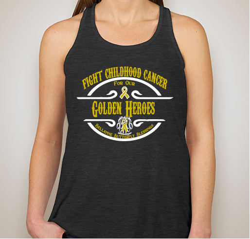 Go Gold Fight Childhood Cancer Fundraiser - unisex shirt design - front