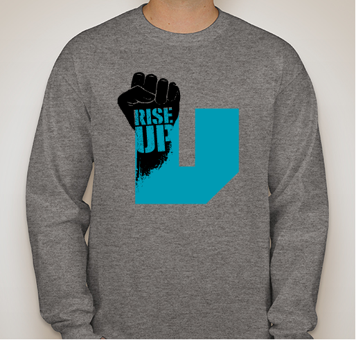 University Prep Art & Design Elementary - RISE UP Fundraiser - unisex shirt design - front