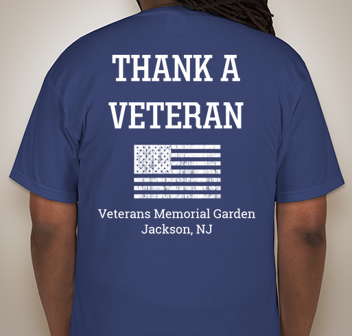 Veterans Memorial Garden Fundraiser - unisex shirt design - back