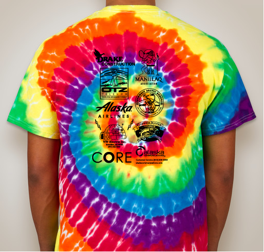 2020 Midnight Sun Color Run to benefit I.F.O.P.A shirt design - zoomed