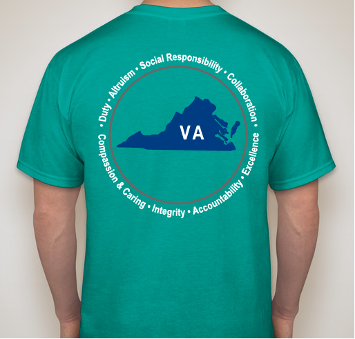 Fall Summit Scholarship Fundraiser for Student Members of APTA Virginia Fundraiser - unisex shirt design - back
