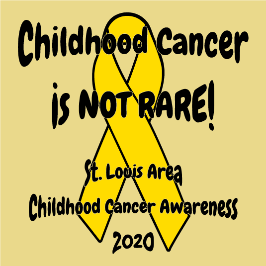 2020 Childhood Cancer St Louis shirt design - zoomed