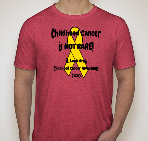 2020 Childhood Cancer St Louis Fundraiser - unisex shirt design - front