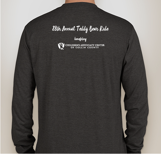 Teddy Bear Ride 2020 Fundraiser - unisex shirt design - back