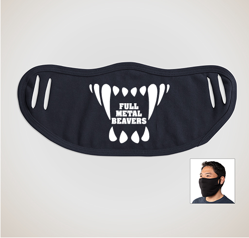 Full Metal Beavers Face Mask Fundraiser Fundraiser - unisex shirt design - front