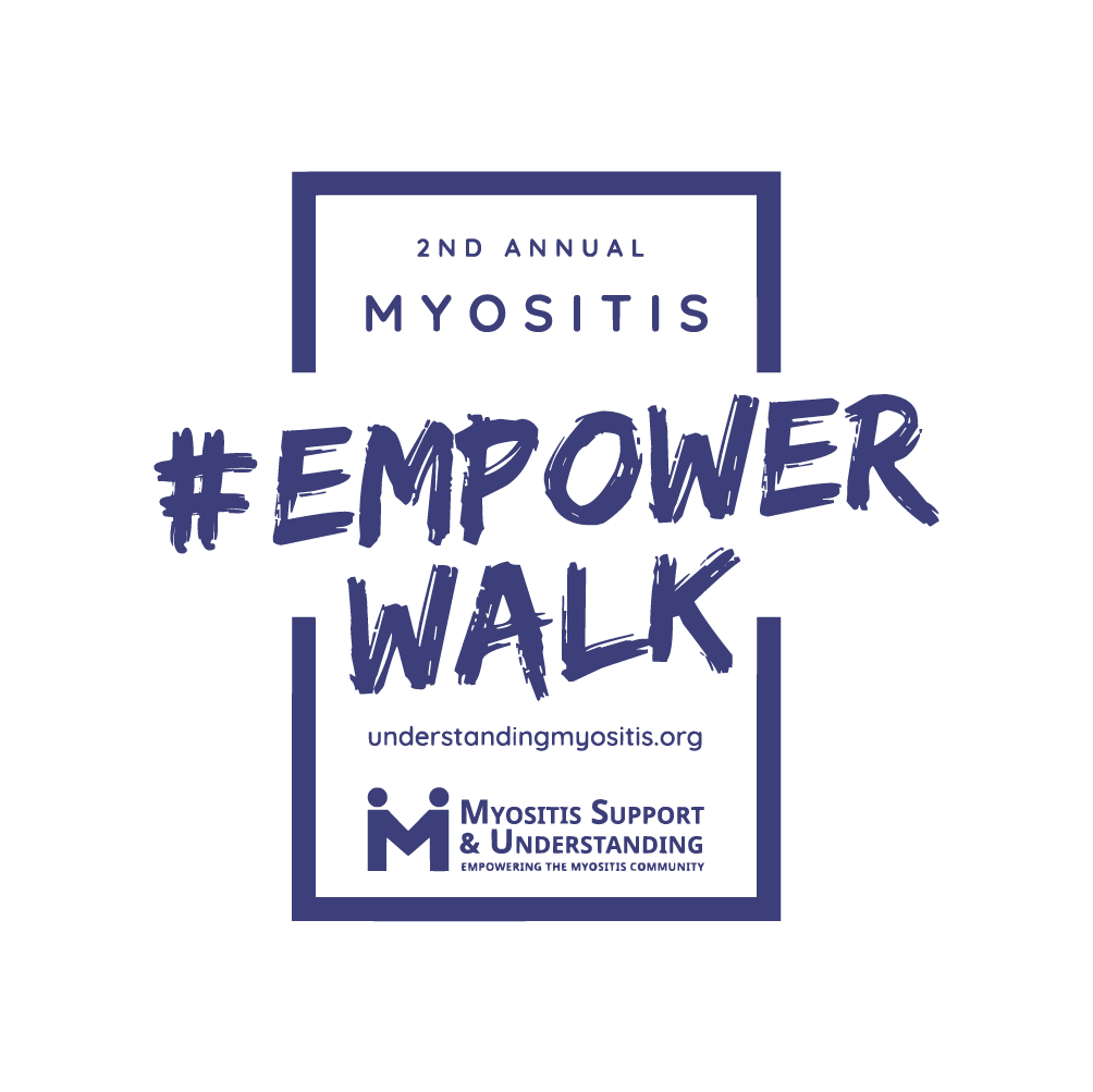 Myositis Empower Walk shirt design - zoomed