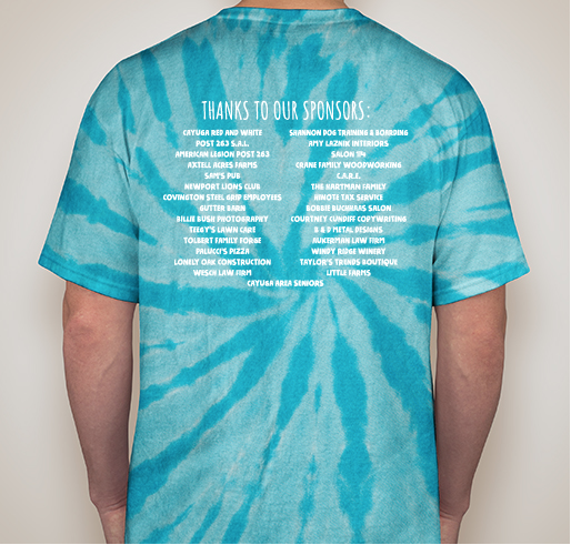 4 Paws For Hudson Tolbert Fundraiser - unisex shirt design - back