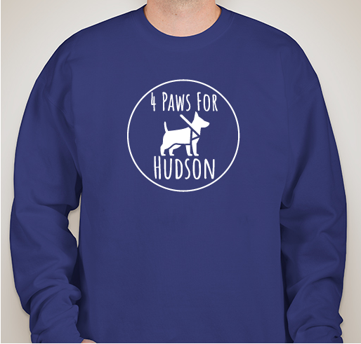 4 Paws For Hudson Tolbert Fundraiser - unisex shirt design - front