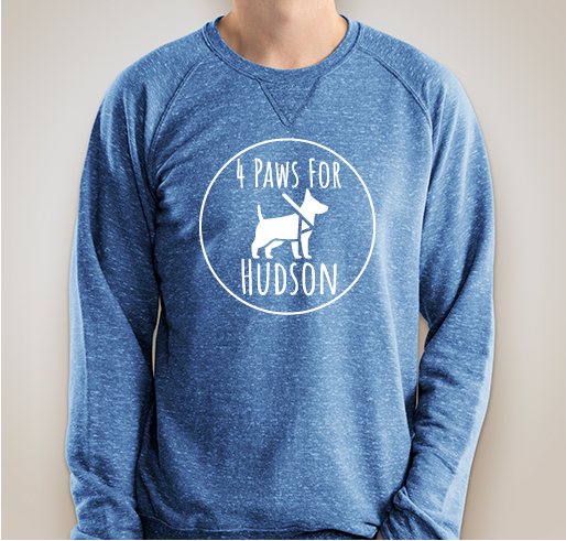 4 Paws For Hudson Tolbert Fundraiser - unisex shirt design - front