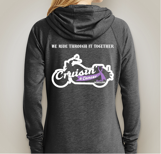 Cruisin' 4 Cancer Fundraiser - unisex shirt design - back