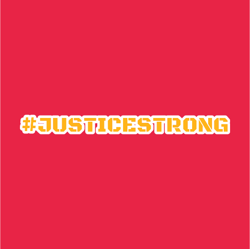 Justice Strong shirt design - zoomed