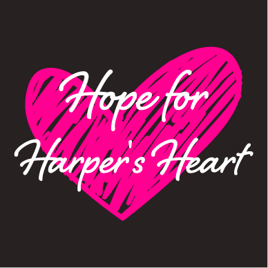 Hope for Harper's Heart shirt design - zoomed