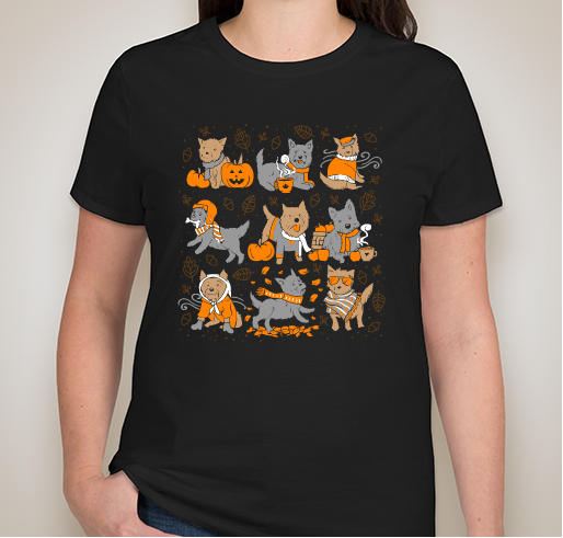Fall Cairn Terrier Apparel! Fundraiser - unisex shirt design - front
