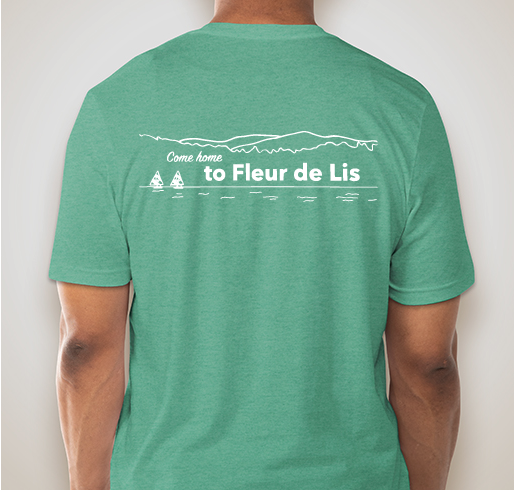 Come Home to Fleur de Lis Fundraiser - unisex shirt design - back