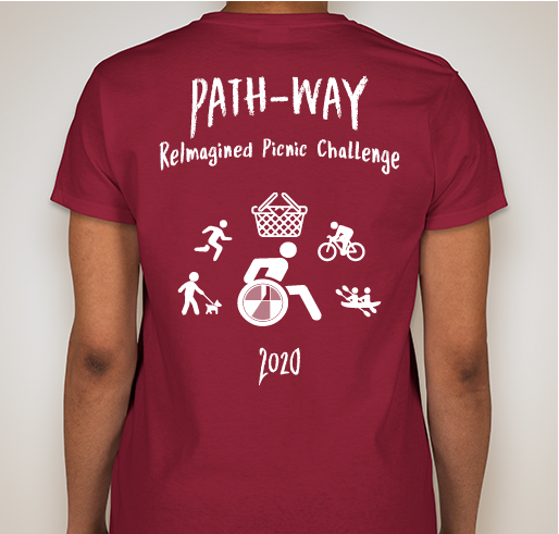 PATH-WAY ReImagined Picnic Challenge Fundraiser - unisex shirt design - back