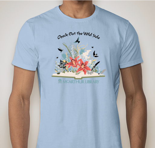 McArthur Library Dog Days of Summer T-Shirt Fundraiser Fundraiser - unisex shirt design - front